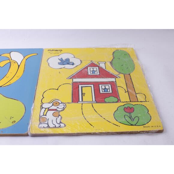 Playskool, Frame-tray Puzzles, Favorite Fruits, My House, Children, Fine Motor - Picture 2 of 3